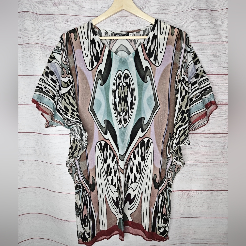 APNY Tops Boho Tunic Blouse Women's Small